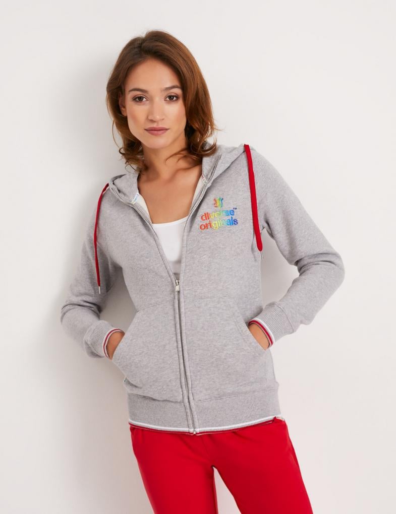 Толстовка женская Diverse OLKKA XS Світло-сірий меланж (5902598620316) Толстовка женская Diverse OLKKA XS Світло-сірий меланж (5902598620316)