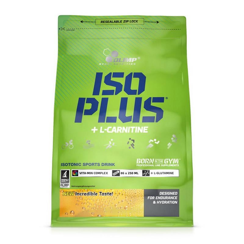 Ізотонік Olimp Iso Plus + L-Carnitine 1,5 кг Лимон (00494-04)