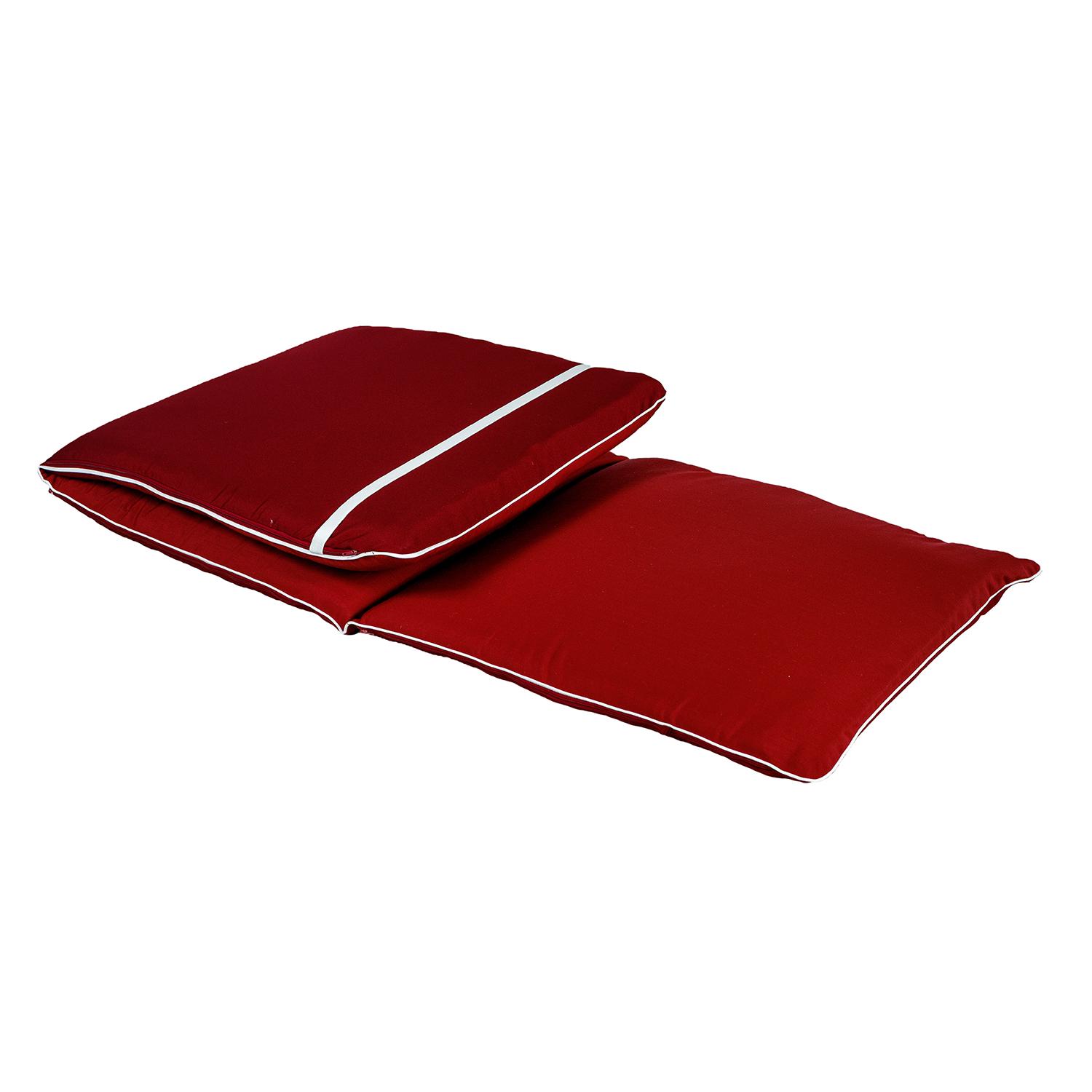 Матрас для шезлонга Ost-Fran TRIO тексилк 189x58x5 см Бордовый 2933 (3907) - фото 2