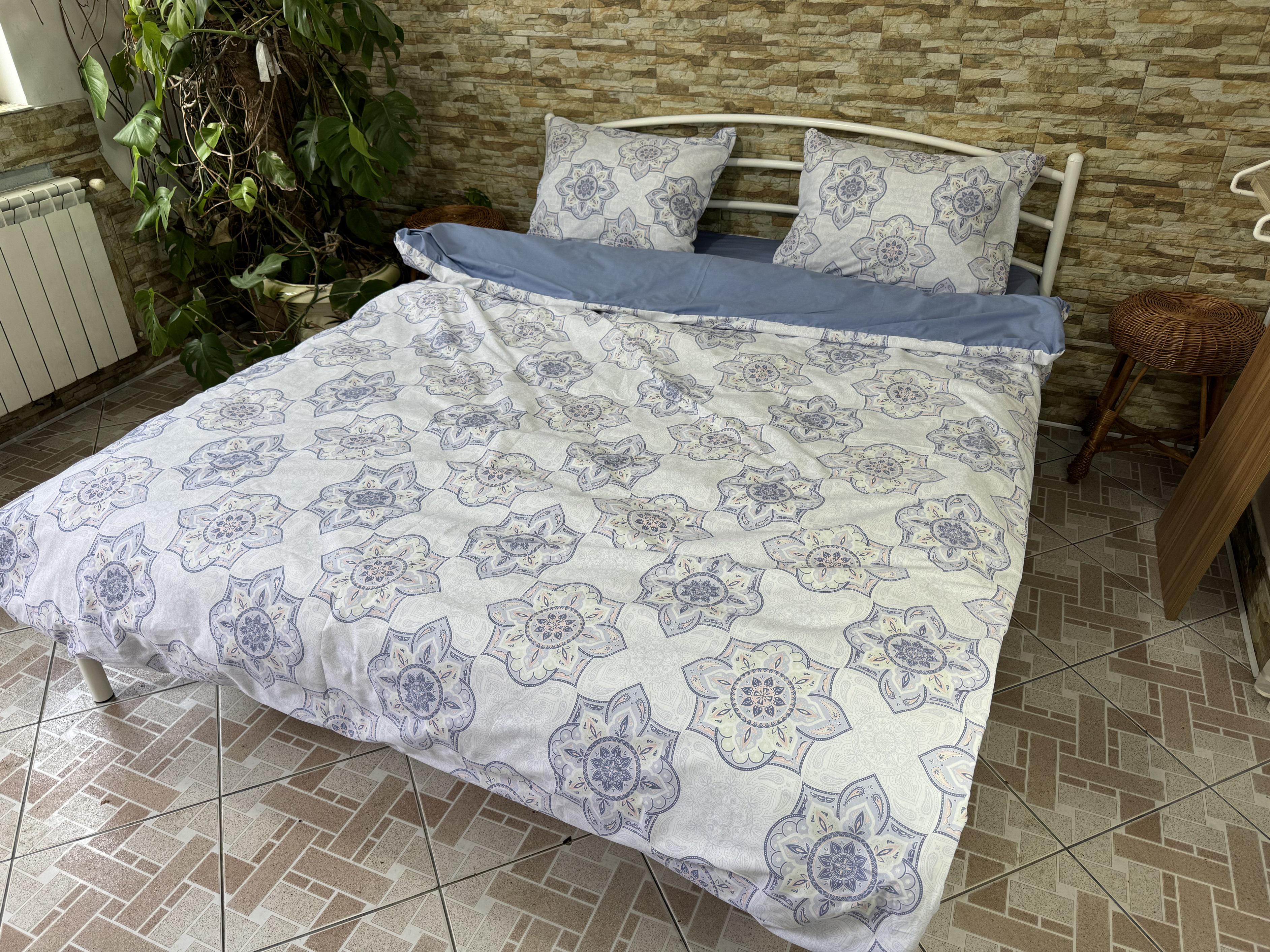 Комплект постільної білизни Казка зимова бязь євро 240х220 см Білий (G-10-091/WP/E)