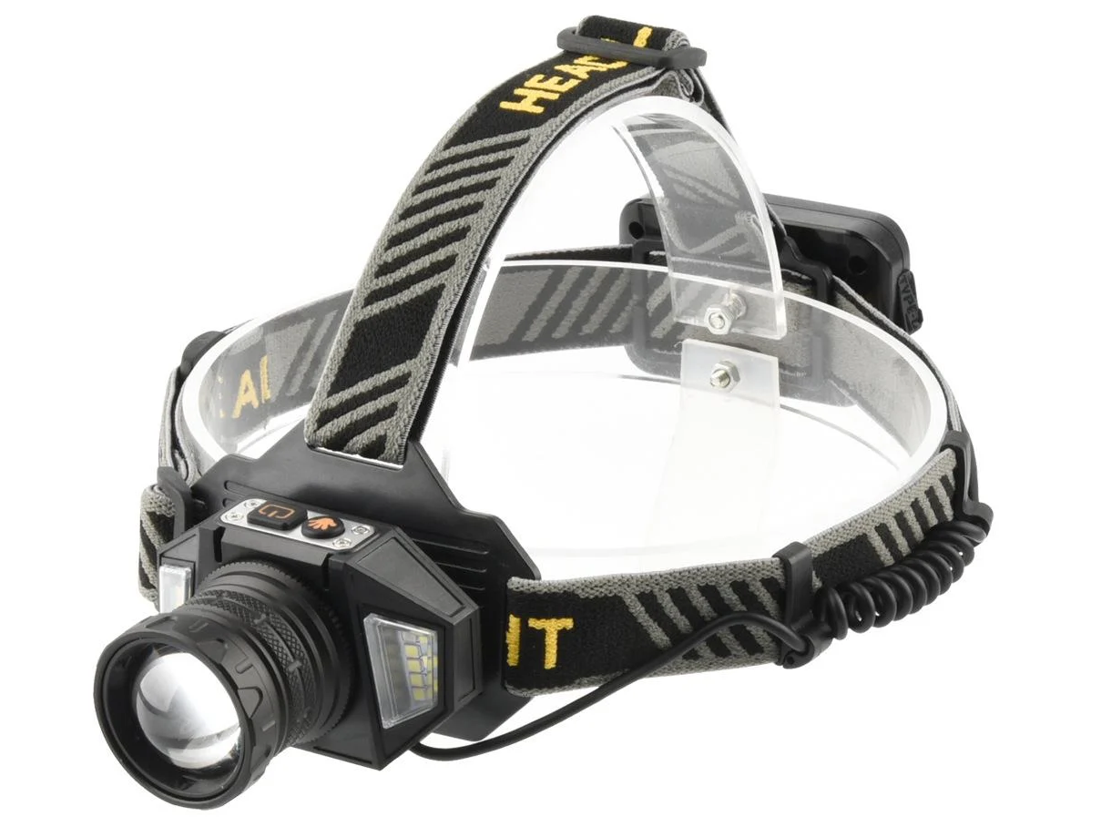 Фонарь налобный T503A-2TG 500lm/5000K/Motion sensor/microUSB/Power Bank Black (97f37f63)