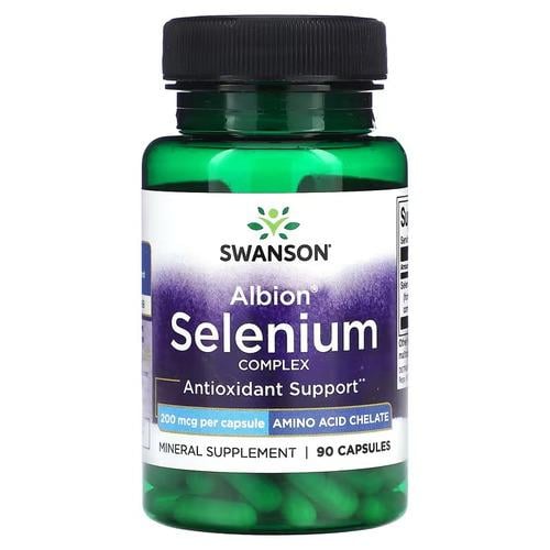 Селен Swanson Selenium Glycinate Complex 200 mcg 90 капс. (SWU067)