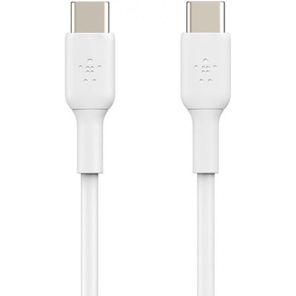 Belkin Кабель Belkin USB-С-USB-С, PVC, 1m, white (CAB003BT1MWH) - фото 3