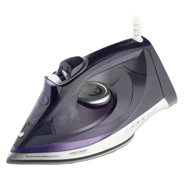 Утюг Domotec MS-1166P 1600 Вт с керамической подошвой Фиолетовый (9872)