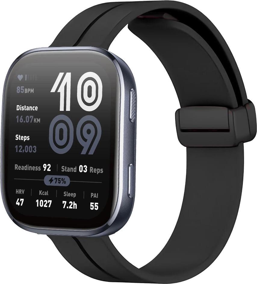 Ремешок для смарт-часов Rysta для Amazfit Bip 6 Black (41860-2B)