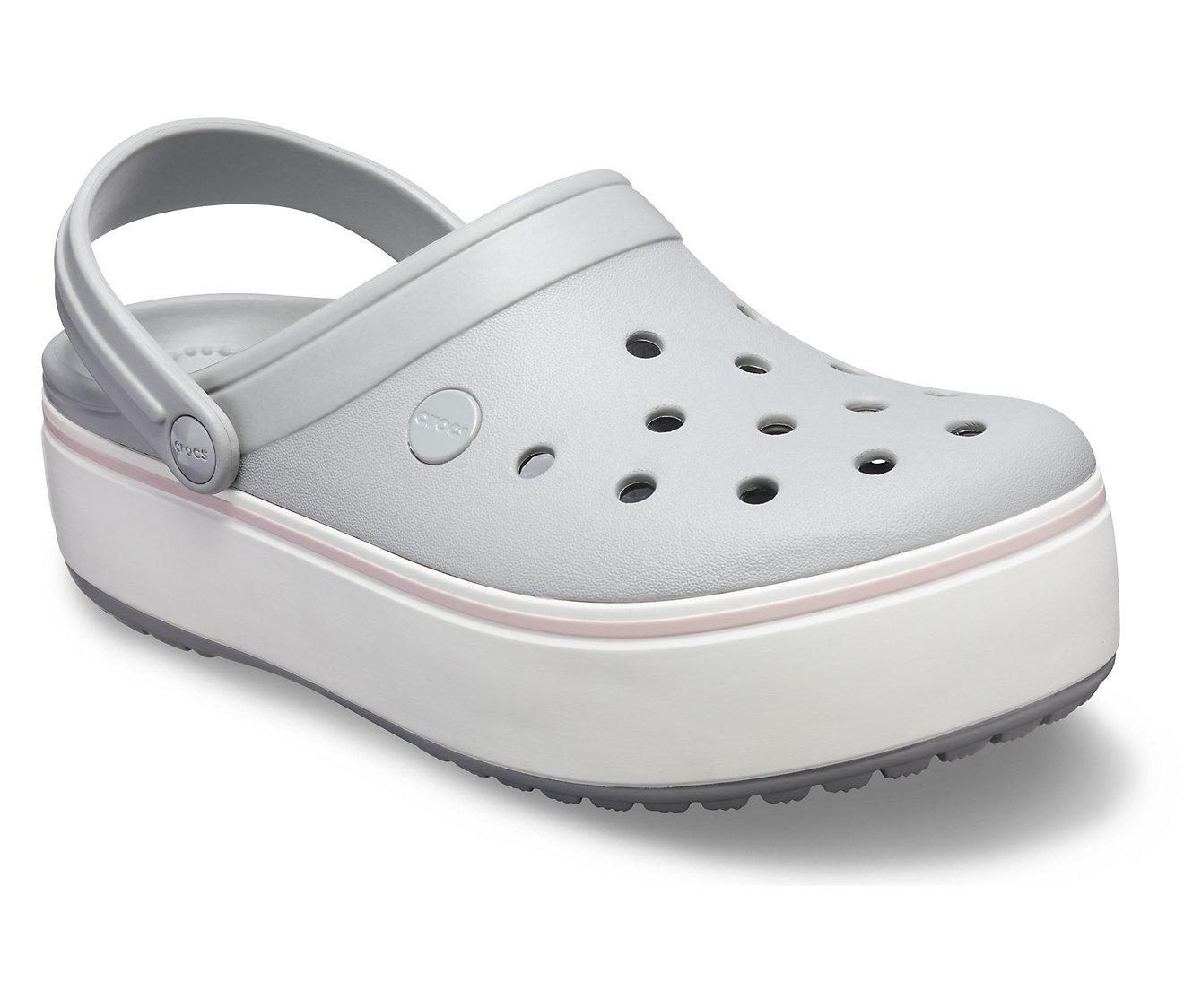 Сабо Crocs Crocband Platform Clog M5W7 р. 37 24 см Серый (205434) Сабо Crocs Crocband Platform Clog M5W7 р. 37 24 см Серый (205434)