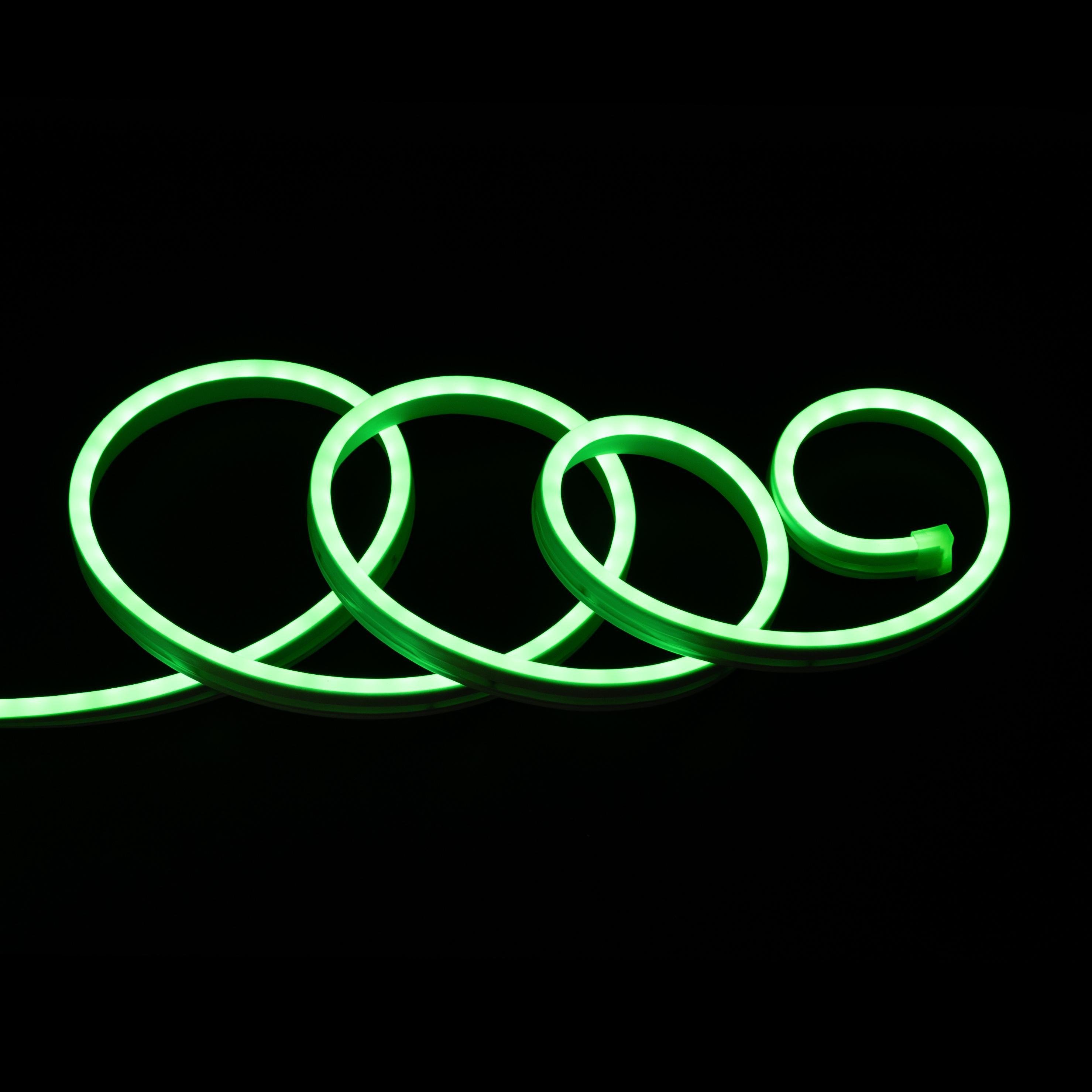 Світлодіодна стрічка неонова Prolum RGB Full Color готовий набір 6x12 12V 5 м Різнокольоровий (28522770) - фото 5