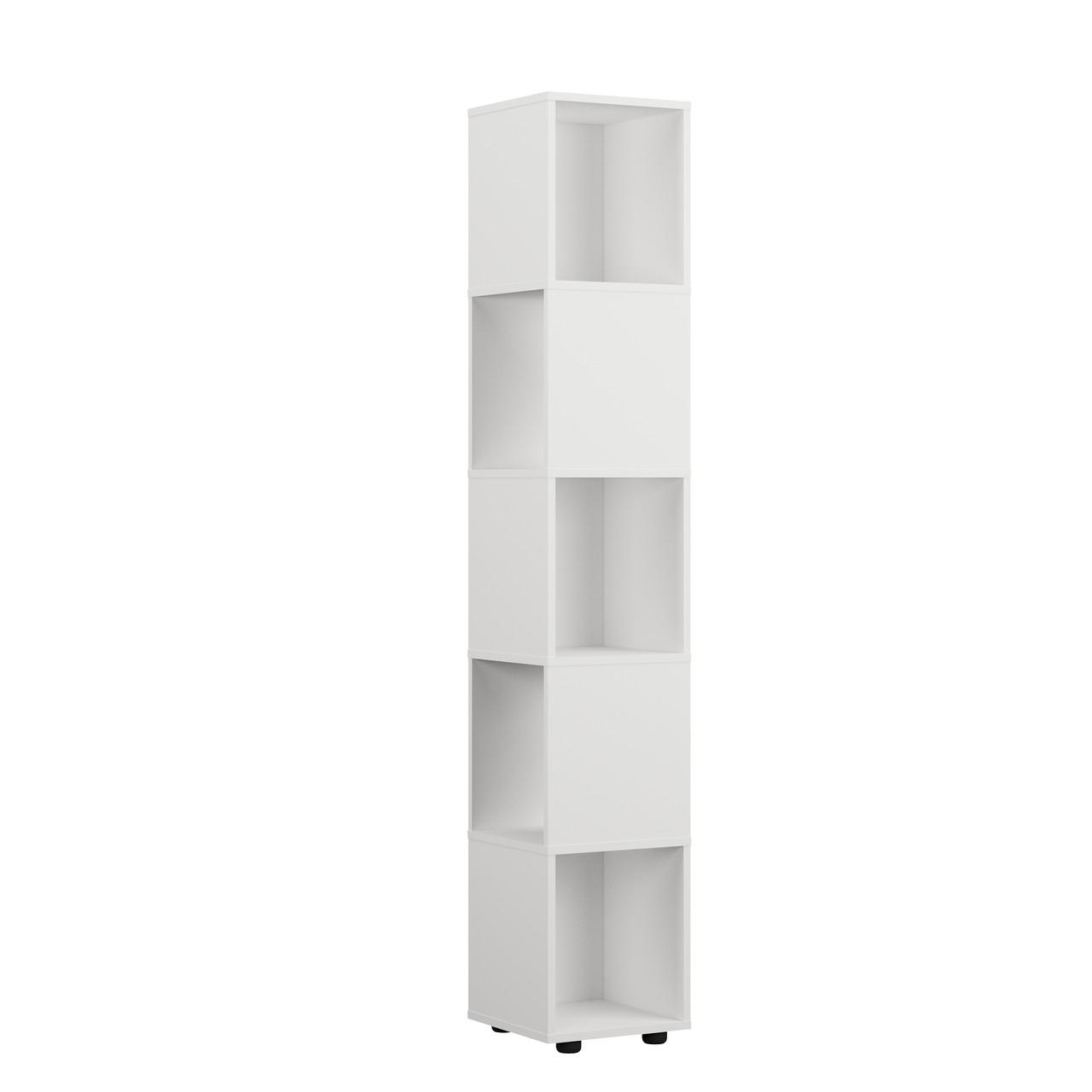 Стеллаж полки для книг и декора Moreli LA-0001 Белый (mo-la0001-white)