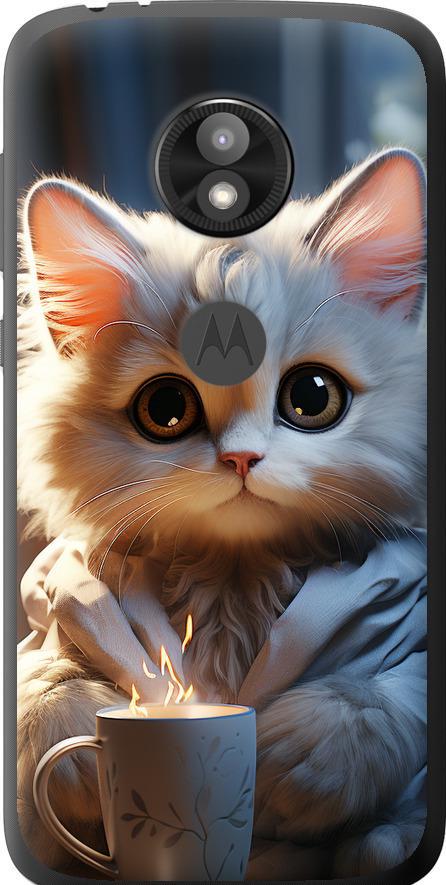 Чехол на Motorola Moto E5 Play White cat (5646u-1429-42517)