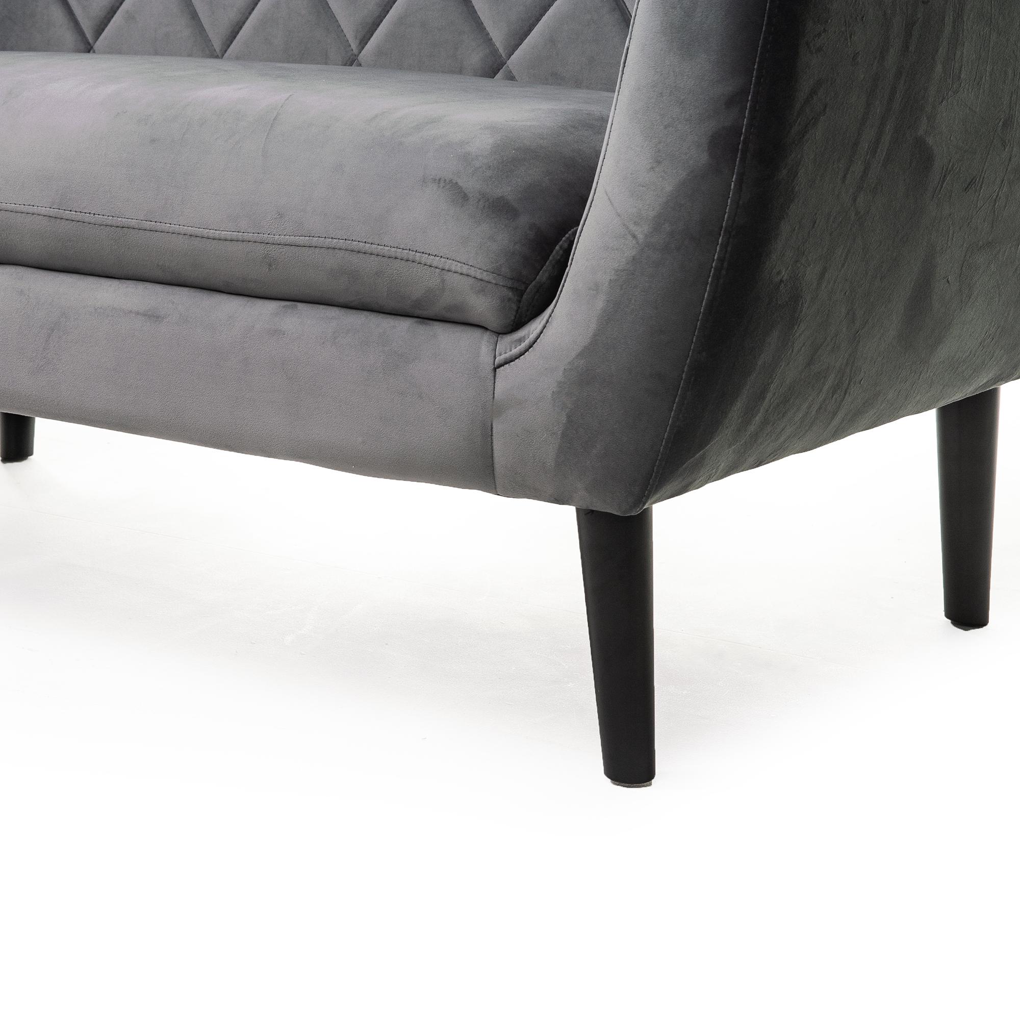 Диван Signal MOLLY 2 Welur Сірий (MOLLY2V14SZ) - фото 3 Диван Signal MOLLY 2 Welur Сірий (MOLLY2V14SZ) - фото 3