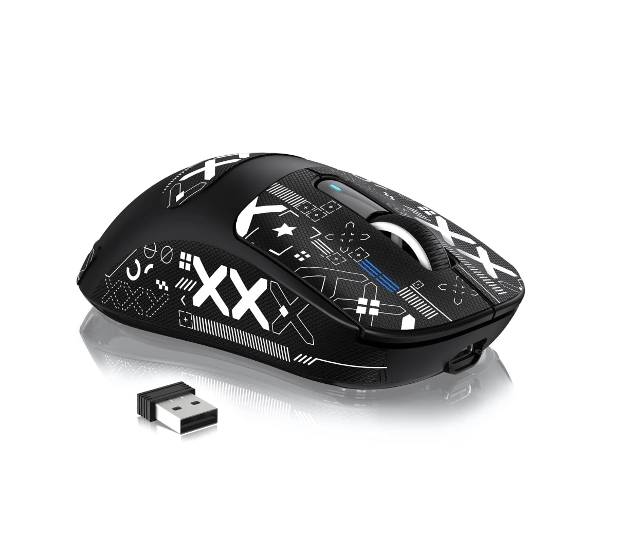 Компьютерная мышка Attack SHARK X3 MAX PAW3950 Anti SLIP Wireless Gaming Mouse Черный (2372163130)