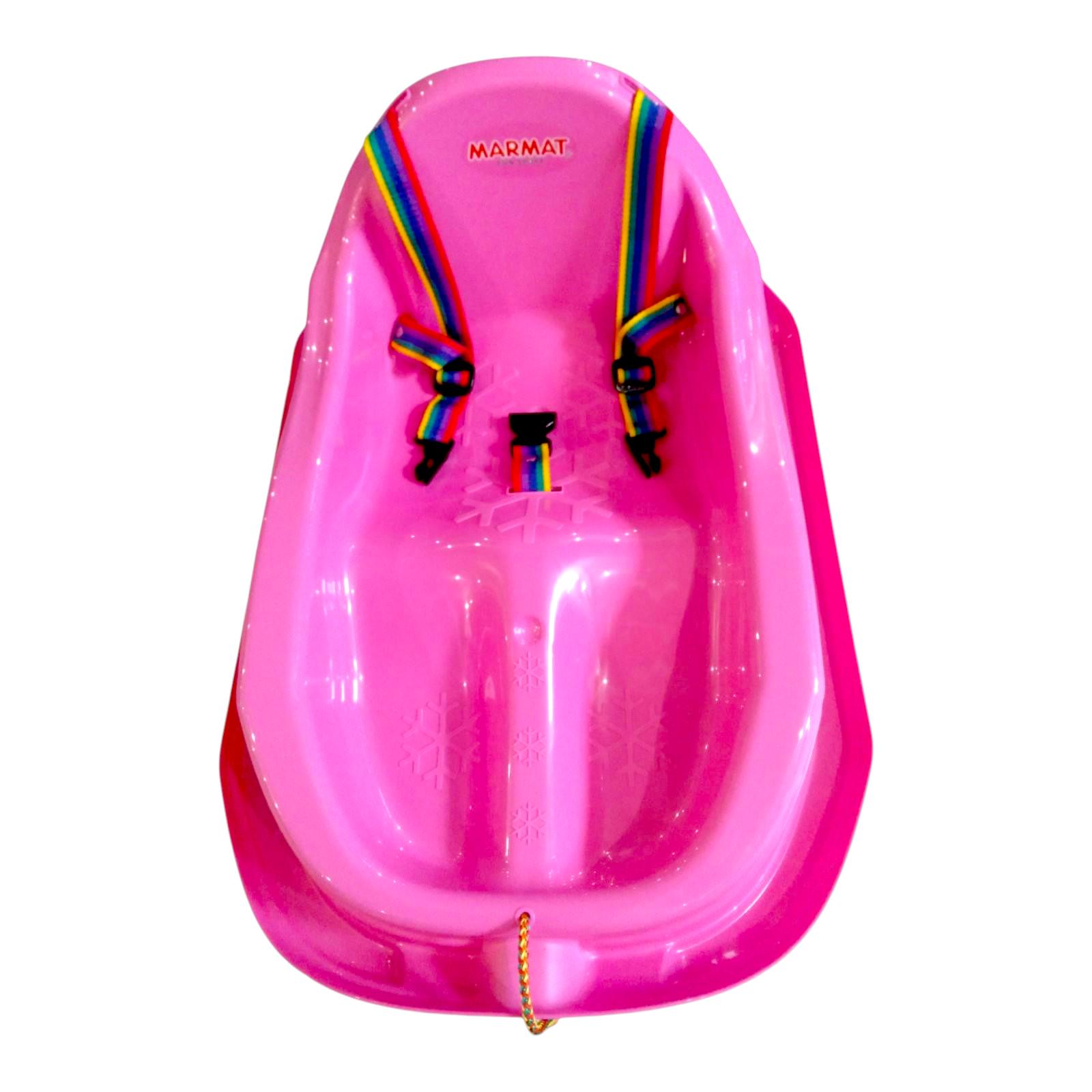 Санки-снігокати дитячі Marmat Mini Рожевий (11090) - фото 4 Санки-снігокати дитячі Marmat Mini Рожевий (11090) - фото 4