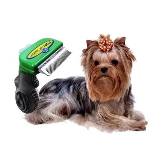 Фурминатор Furminator FR-6589 для длинношерстных животных S Зеленый (12138561) - фото 3 Фурминатор Furminator FR-6589 для длинношерстных животных S Зеленый (12138561) - фото 3