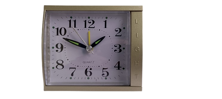 Будильник кварцевый 787 85х75х50 мм Gold (3878) Будильник кварцевый 787 85х75х50 мм Gold (3878)