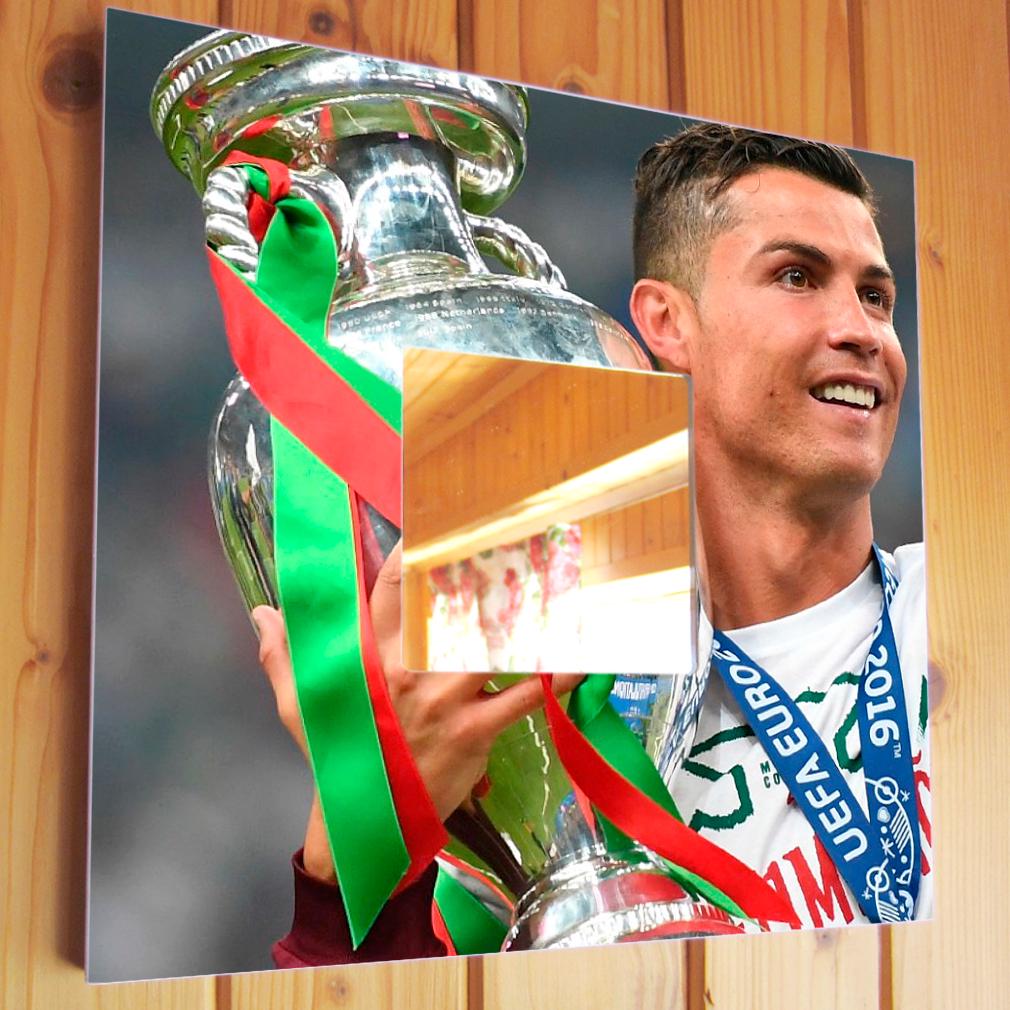 Зеркало декоративное Криштиану Роналду 260х260 мм (M03087)