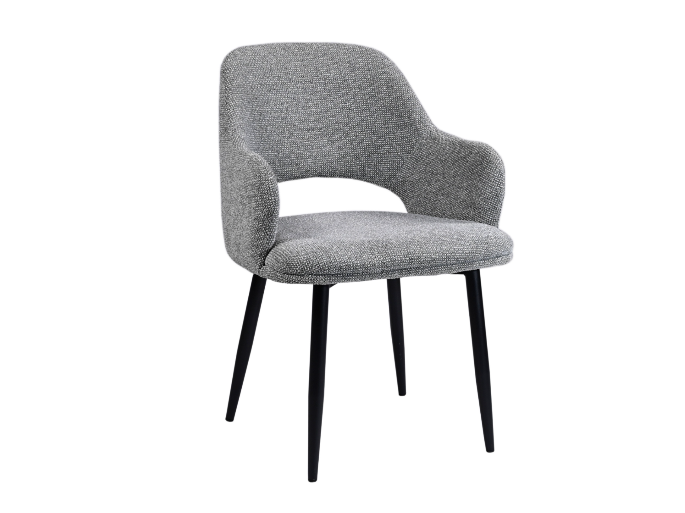 Стілець обідній Vetro Холодний сірий/Чорний (M-234) - фото 1 Стілець обідній Vetro Холодний сірий/Чорний (M-234) - фото 1