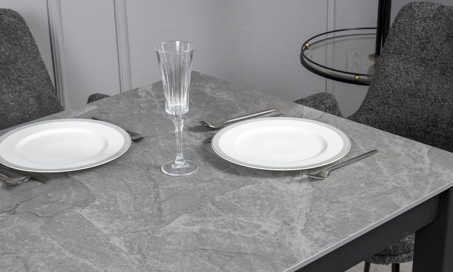 Стол раскладной Ларс 1400/2000х800х750 мм Серый - фото 7 Стол раскладной Ларс 1400/2000х800х750 мм Серый - фото 7