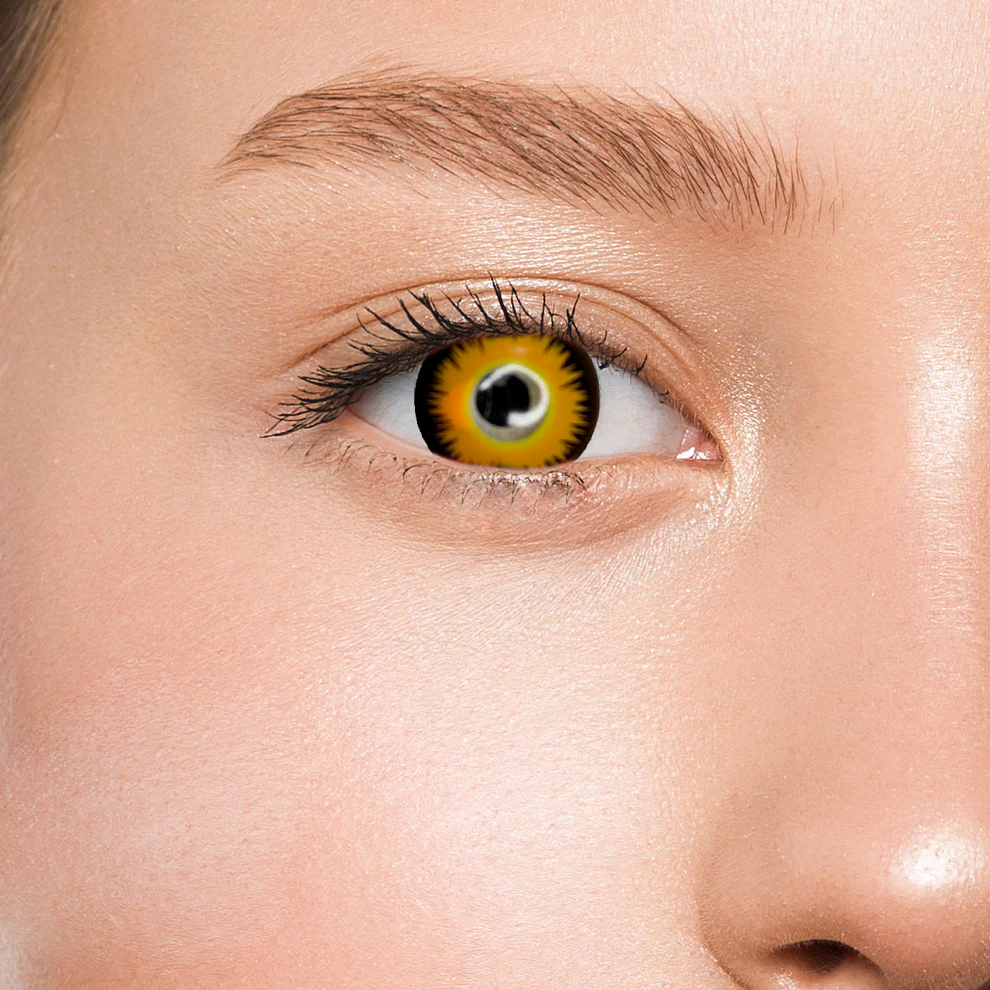 Контактные линзы карие Elite Lens Медовые +0,00 14,5 мм 2 шт. Коричневый (25906733)