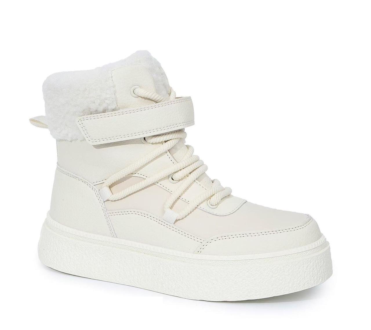 Ботинки зимние для девочек Clibee HC6012012/32 р. 32 Молочный