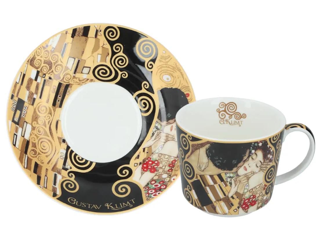 Набор чашка с блюдцем Г. Климт Поцелуй 230 мл (532-0060)