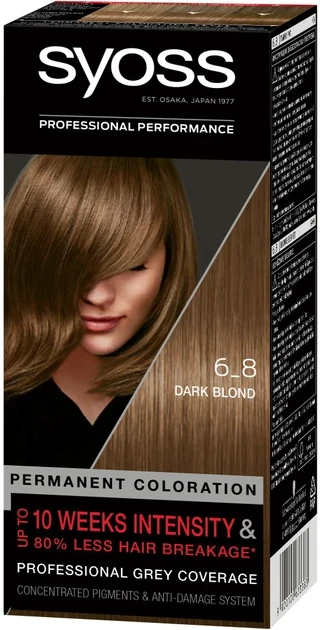 Краска для волос Syoss 115 мл 6-8 Темно Русый