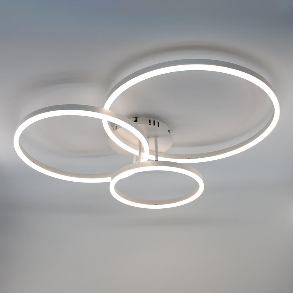 Люстра светодиодная смарт ESLLSE COCO 3R 105 Вт 762x675x150 мм Белый (10546)