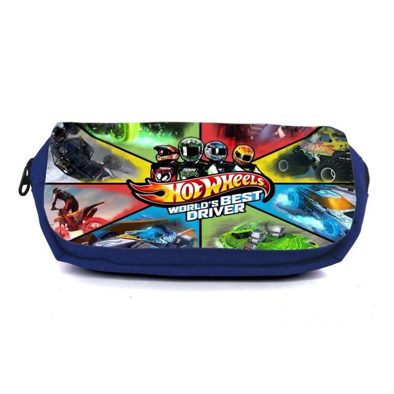 Пенал школьный Hot Wheels HW-0013 Синий (1480995284)