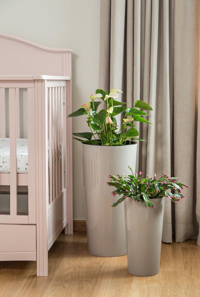 Вазон для квітів Lamela LILIA 409х750 мм Білий (25419751785) - фото 3 Вазон для квітів Lamela LILIA 409х750 мм Білий (25419751785) - фото 3