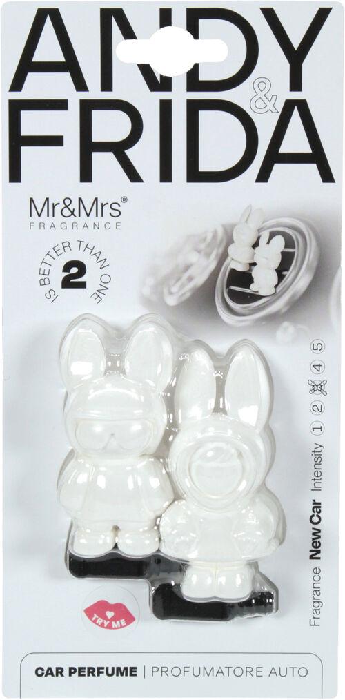 Ароматизатор Mr&Mrs Andy&Frida White New Car полимерный