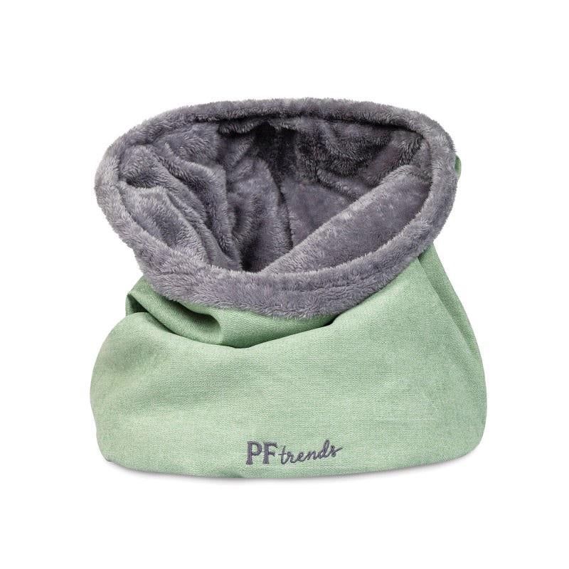 Лежак для собак и кошек Pet Fashion HIDE and SEEK 45x40x18 см Серый-мята (4823082417582)