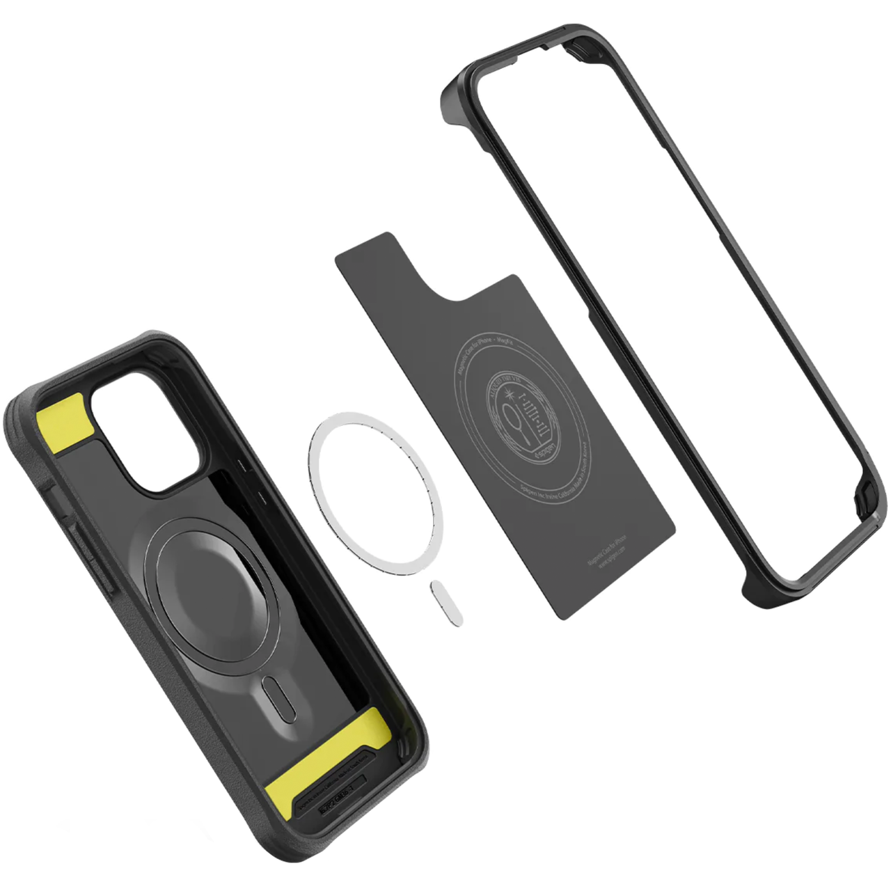 Чехол накладка Spigen Mag Armor MagSafe Case for iPhone 14 Pro, Black (ACS04989) - фото 3