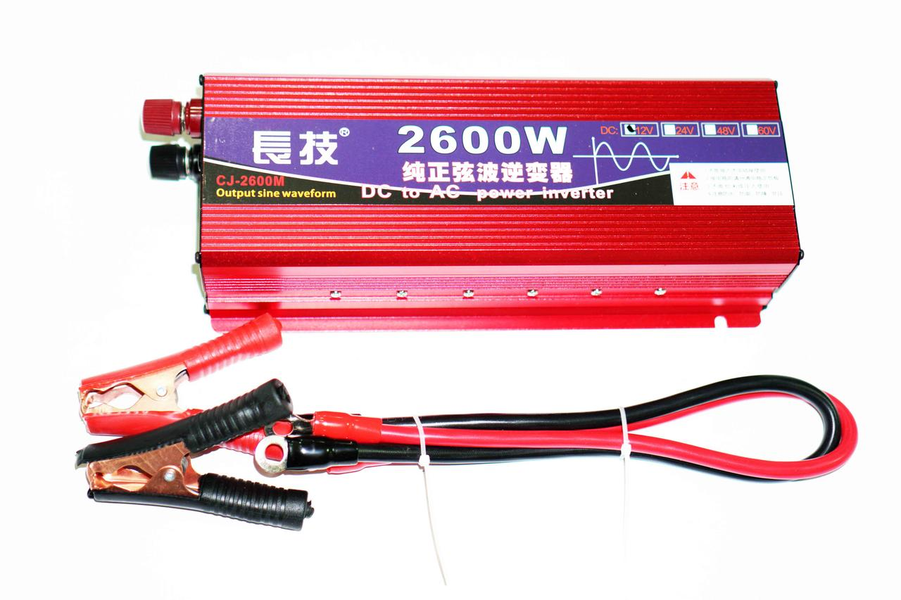 Преобразователь напряжения CHANGI CJ-3530Q5612 с чистой синусоидой 2600 Вт (12279794) - фото 1