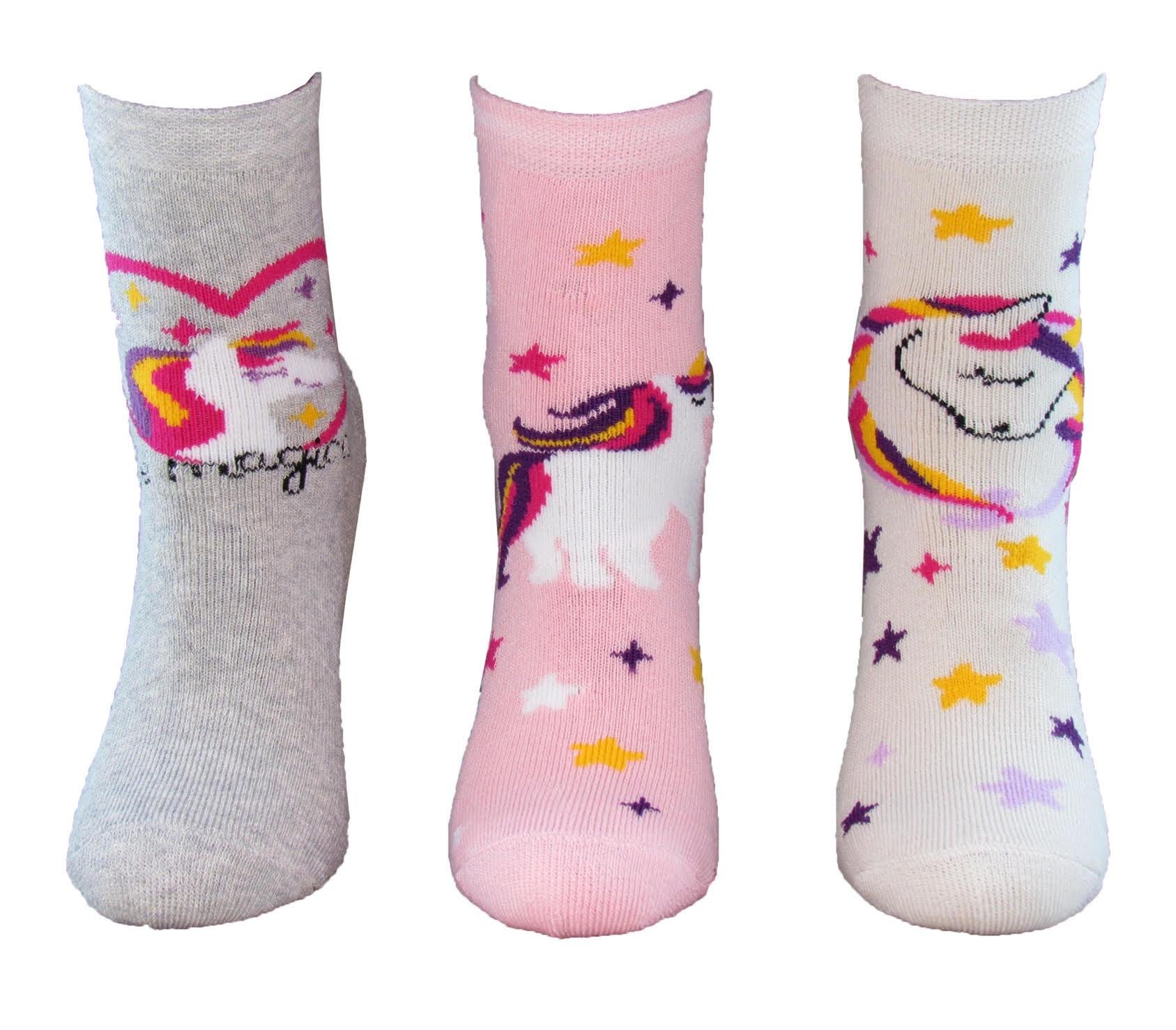 Носки детские махровые Олми 4421 022  18-20р. ассорти Единорог