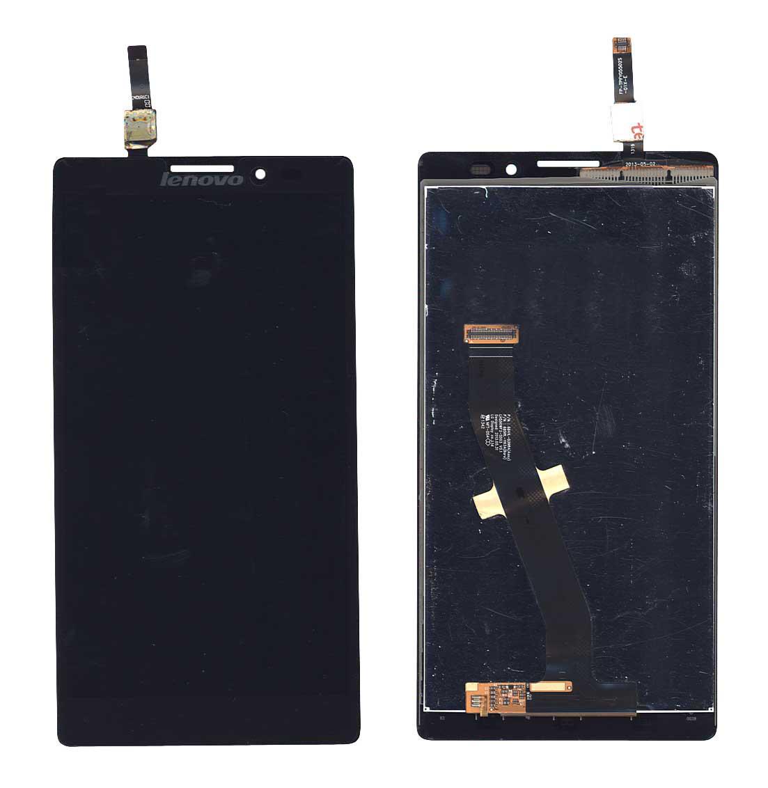 Матрица с тачскрином для телефона Lenovo Vibe Z K910 Черный