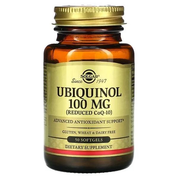 Коэнзим Solgar Ubiquinol 100 мг 50 Softgels (000024708)