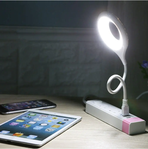 Лампа для ноутбука світлодіодна Portable Lamp гнучка USB 2,5W Білий - фото 7