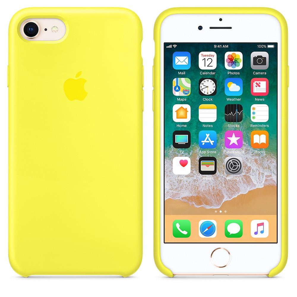 Чохол-накладка Apple Silicone Case for iPhone 7/8, Flash (HC)