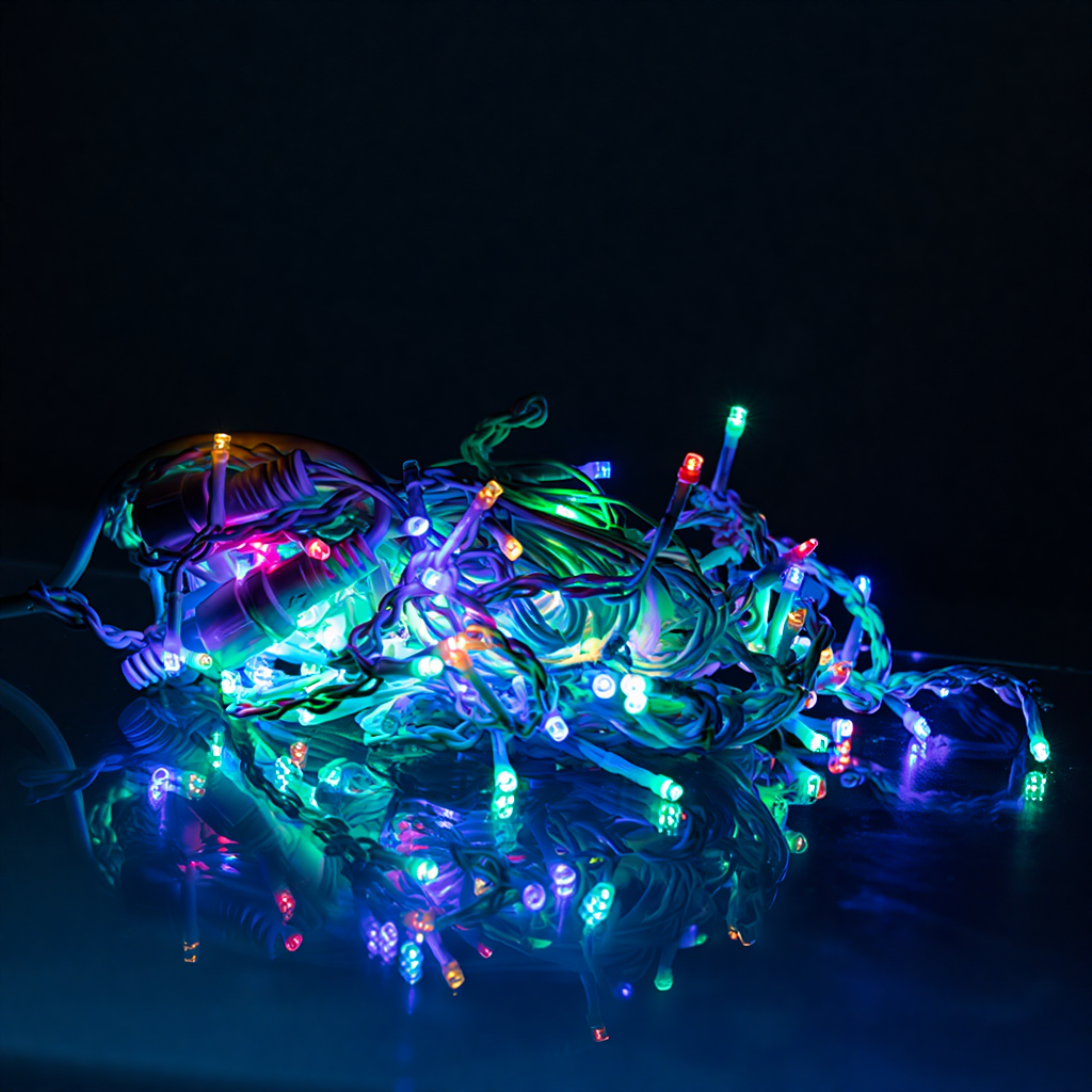 Гірлянда вулична Бахрома 6MWMLNEW 6 м 105 LED Білий/Мультиколор (29912869)