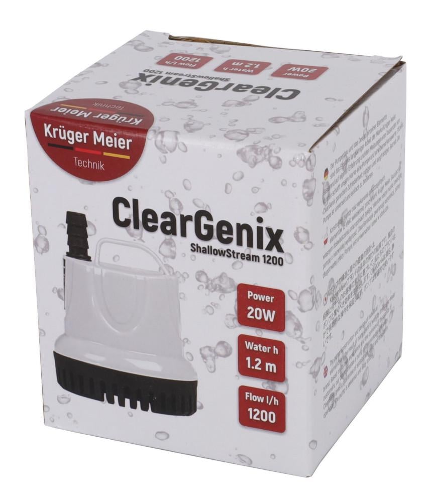 Помпа подъемная с низким погружением Kruger Meier ClearGenix 1200 л/ч (CLEARGENIX1200) Помпа подъемная с низким погружением Kruger Meier ClearGenix 1200 л/ч (CLEARGENIX1200)