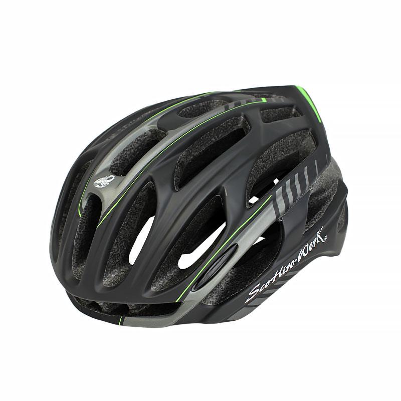 Шлем велосипедный защитный Helmet Scorpio-Works MD-72 M Black