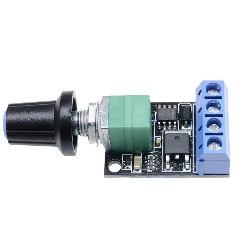 Регулятор скорости мотора Шим DC mini PWM оборотов 0-99% 5-16В 10А - фото 3