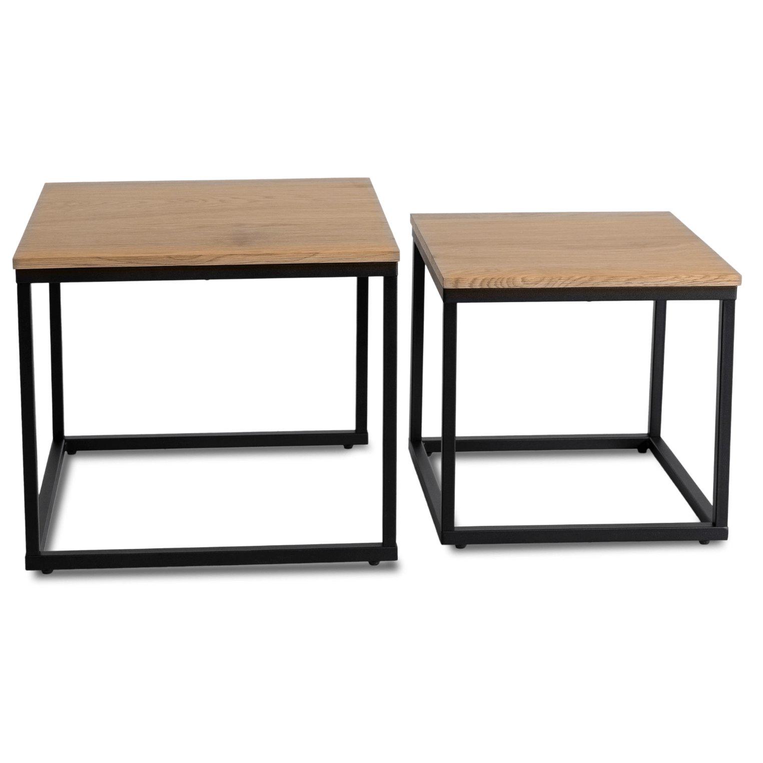 Комплект журнальных столов Mebel Elite CARMI 2 шт. Дуб золотой (ME.CARMI/DZ/CZ/L) - фото 6 Комплект журнальных столов Mebel Elite CARMI 2 шт. Дуб золотой (ME.CARMI/DZ/CZ/L) - фото 6