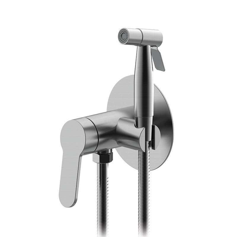 Смеситель для гигиенического душа Koer KI-23016-02 Нержавеющая сталь (KR4793)