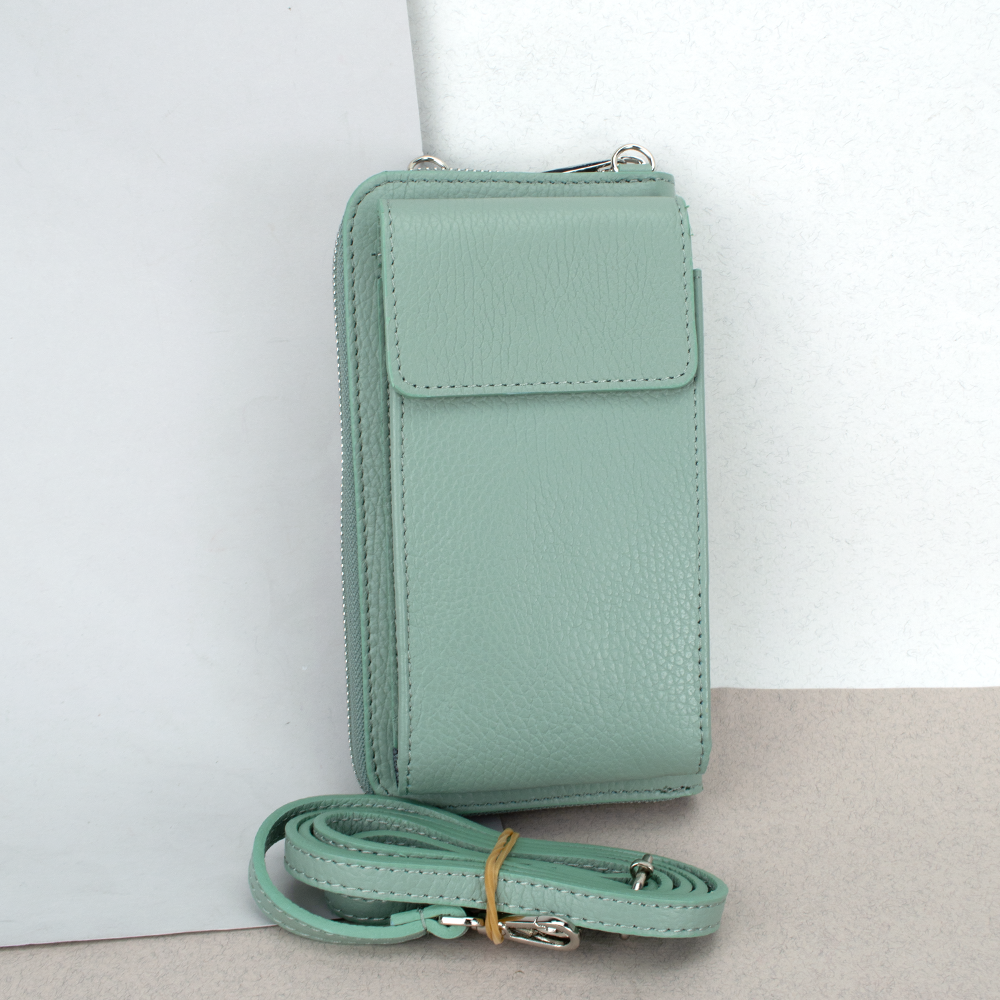 Кошелек с чехлом для телефона Virginia Conti 03047 с ручкой на плечо Оливковый (2026312758) Кошелек с чехлом для телефона Virginia Conti 03047 с ручкой на плечо Оливковый (2026312758)