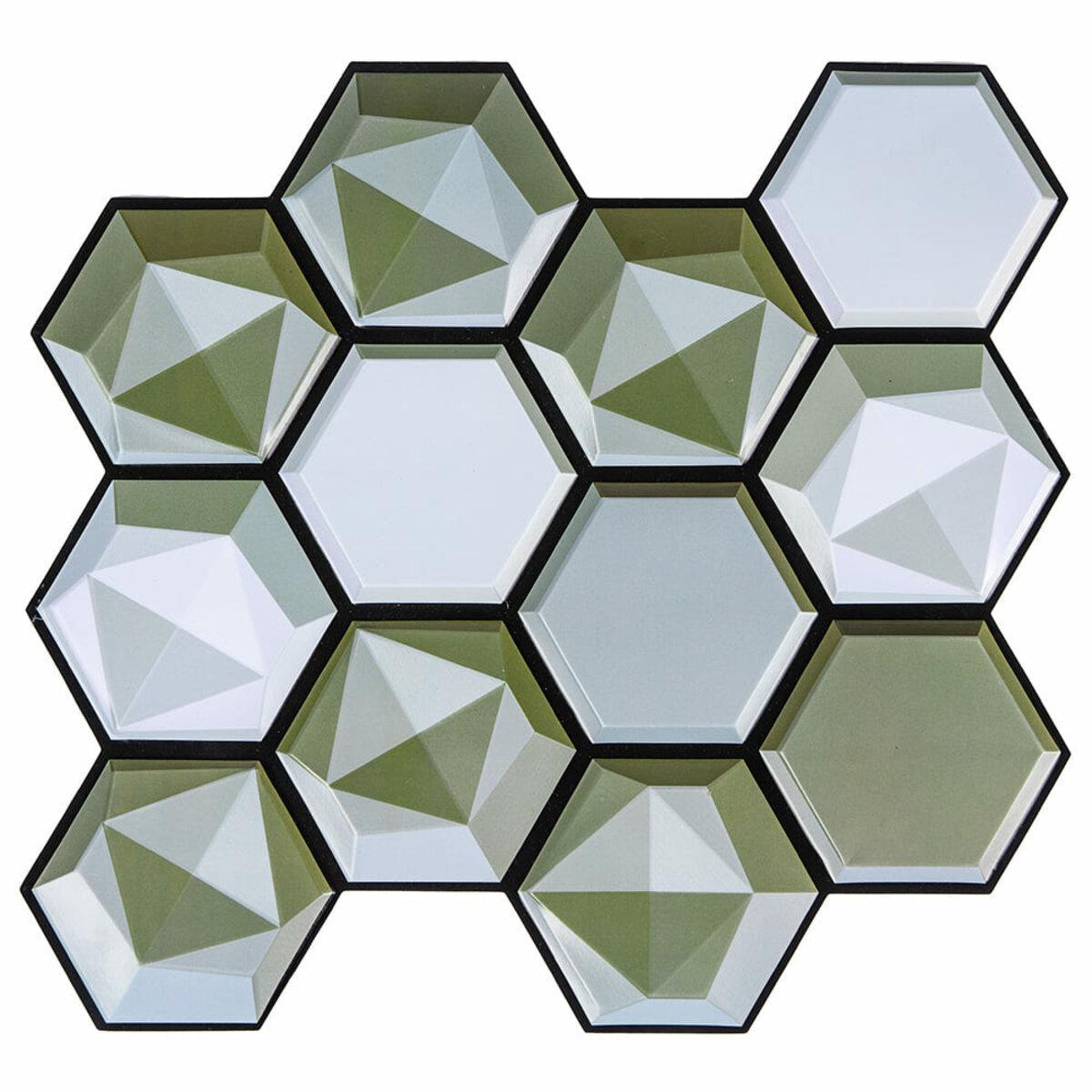 Декоративная плитка ПВХ Соты СПП-502 на самоклейке 280х300х5 мм (SW-00000666)