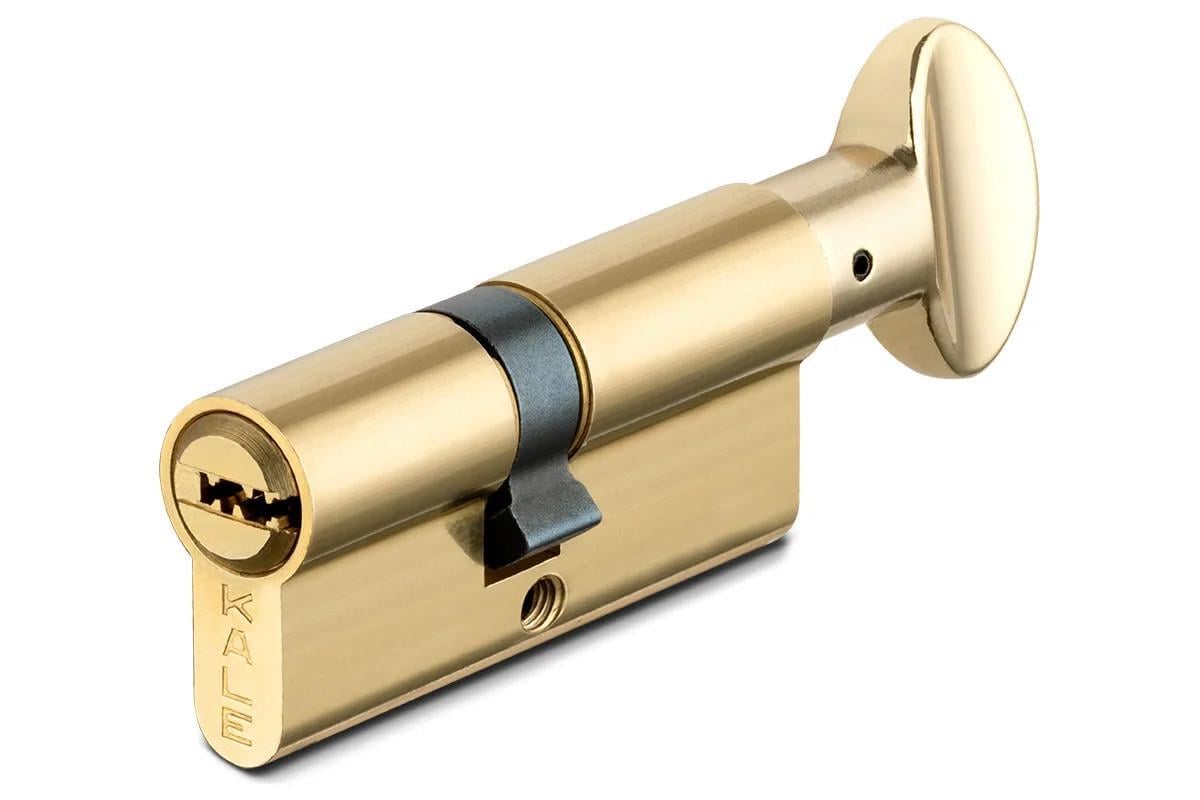 Цилиндр сердцевина Kale Kilit 164 SM/100 с баранкой 45x10x45 мм Латунь (560200197)