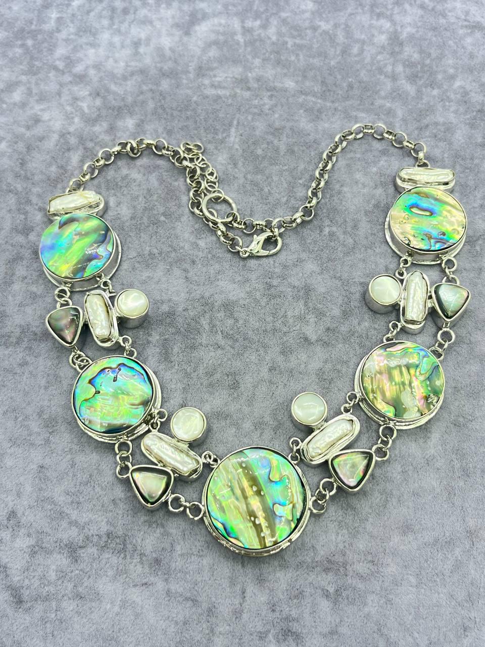 Бусы перламутр 54 см Разноцветный (10131)