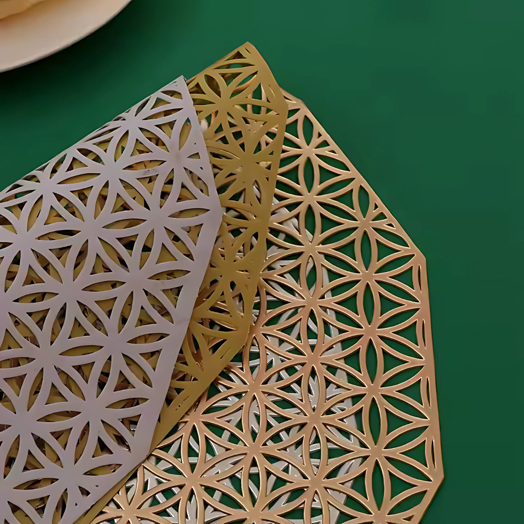 Салфетка сервировочная под горячее 2 шт. Серебристый (C053_silver) - фото 4 Салфетка сервировочная под горячее 2 шт. Серебристый (C053_silver) - фото 4