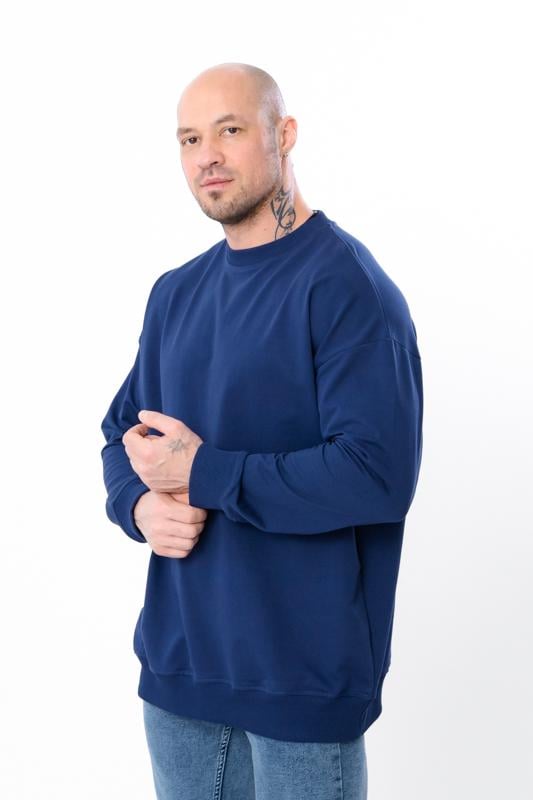 Світшот чоловічий оверсайз Носи Своє р. 58 Синій (8379-057-1)