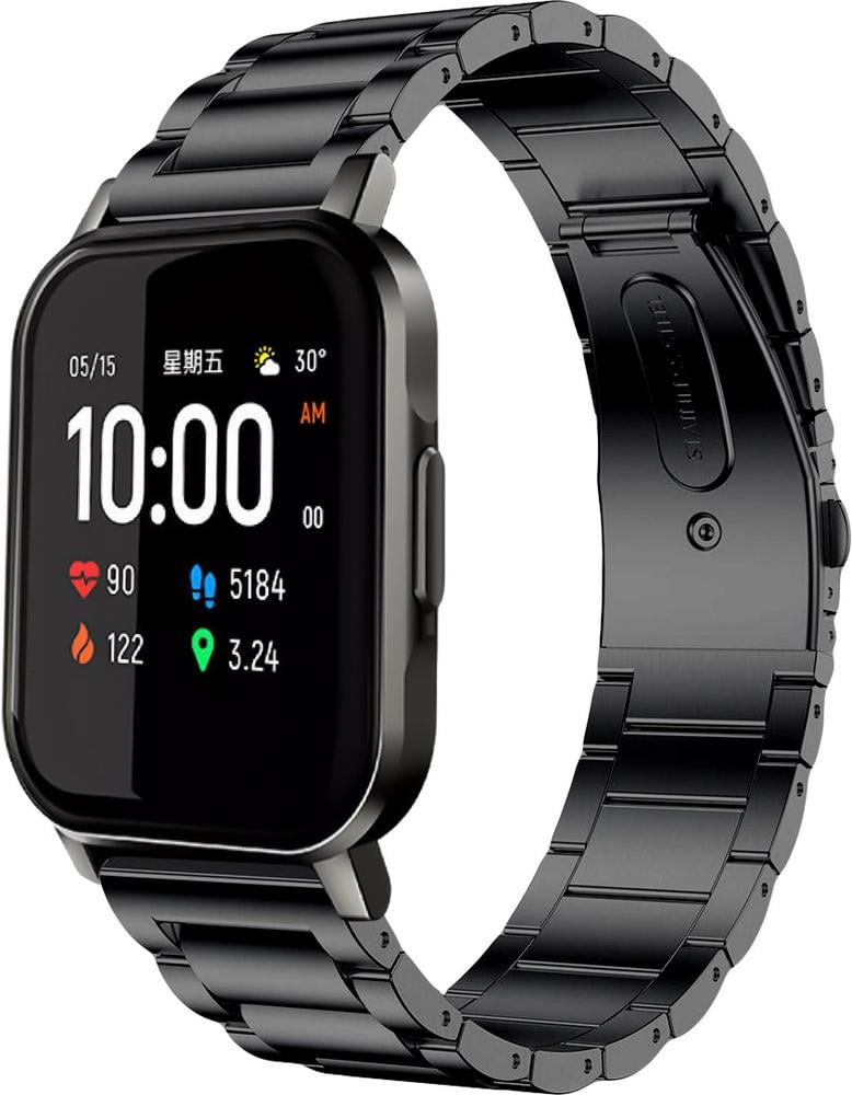 Браслет металлический Shape для Haylou Smart Watch 2 LS02 Black (28788-2B)